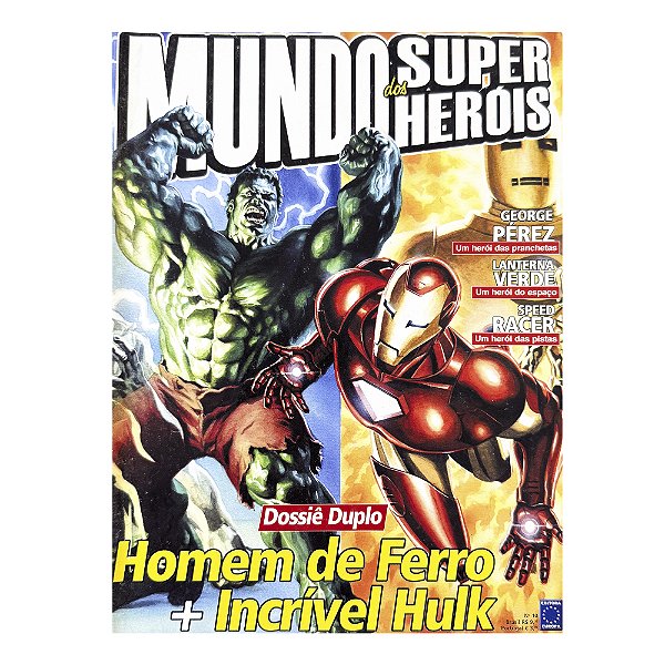 Mundo dos Super Heróis: Homem de Ferro + Incrível Hulk - Nº 10