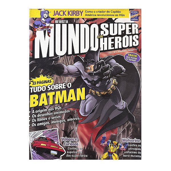 Mundo dos Super Heróis: Tudo sobre o Batman - Nº 3