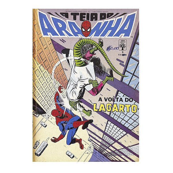 A teia do Aranha: A volta do Lagarto  - Nº 9