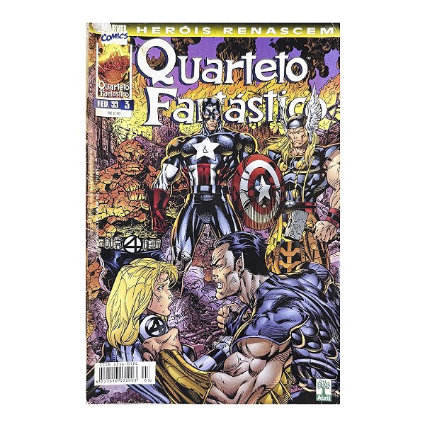 Quarteto Fantástico: Heróis Renascem - Nº 3