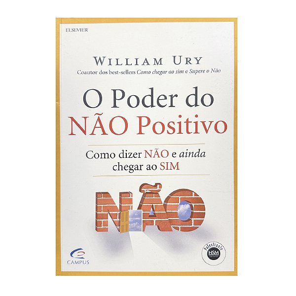 O Poder Do Não Positivo - William Ury