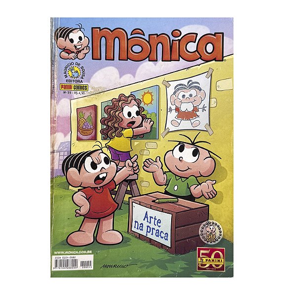 Mônica: Arte na praça - Nº 55