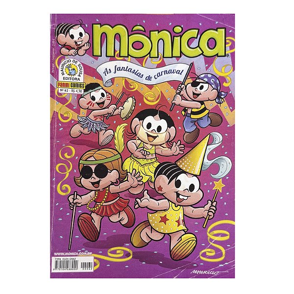 Mônica: As fantasias de carnaval - Nº 62