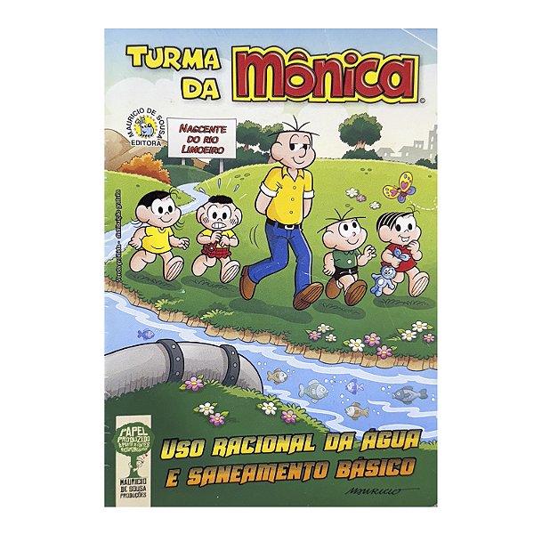 Turma da Mônica: Uso Racional da Água e Saneamento Básico
