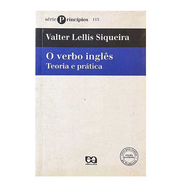 O Verbo Inglês - Valter Lellis Siqueira