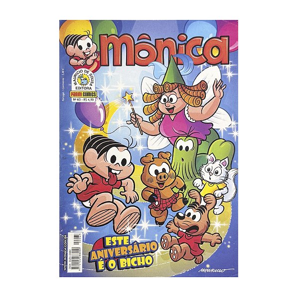 Mônica: Este aniversário é o bicho - Nº 63