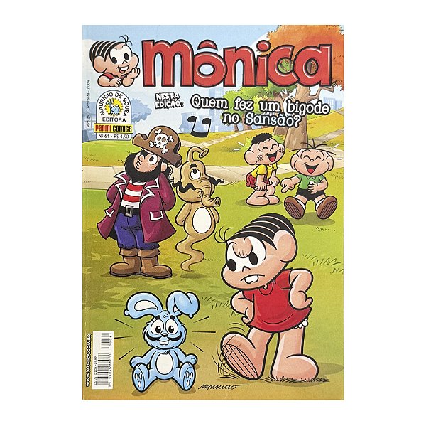 Mônica: Quem fez um bigode no Sansão? - Nº 61