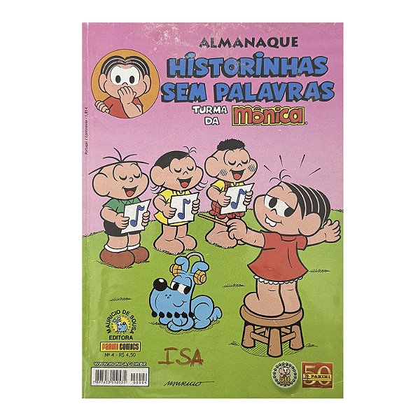 Almanaque Historinhas sem palavras Turma da Mônica - Nº 4