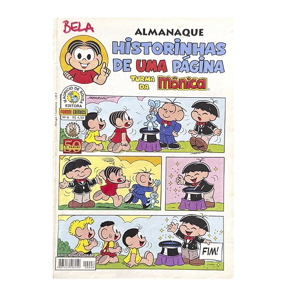 Almanaque de historinhas de uma página Turma da Mônica - Nº 6