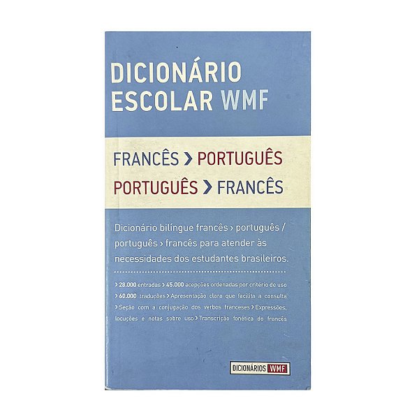 Dicionário Escolar WMF Francês/Português