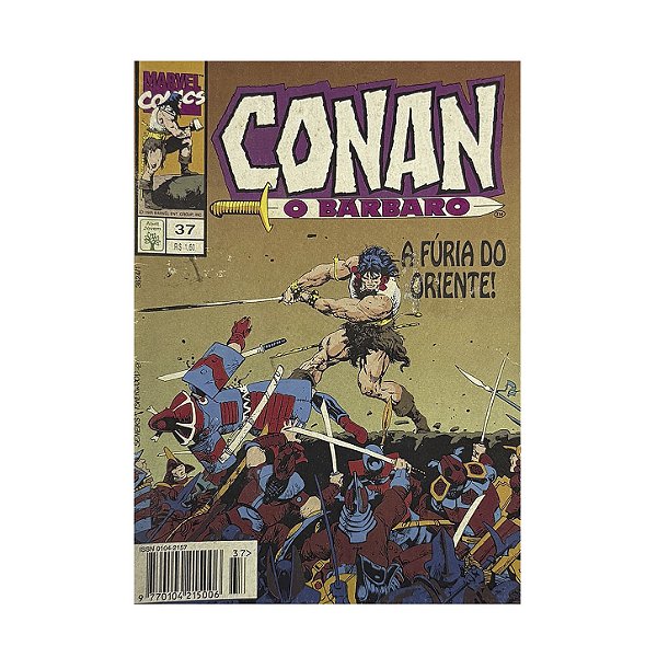 Conan O Bárbaro: A Fúria Do Oriente - Nº 37