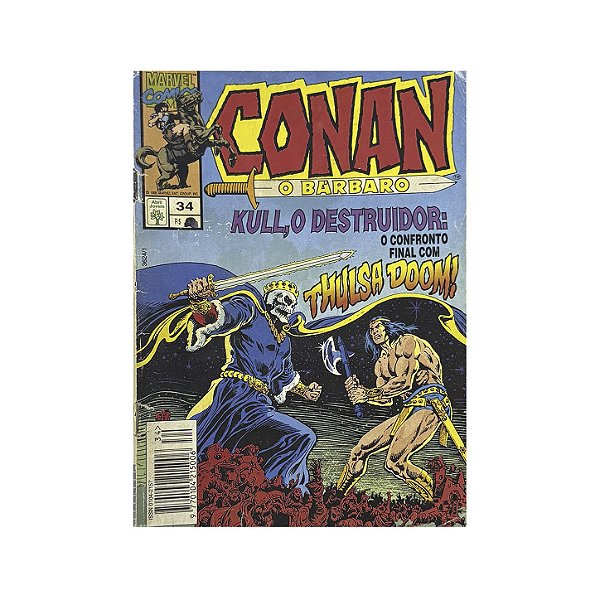 Conan O Bárbaro: Kull, O Destruidor - Nº 34