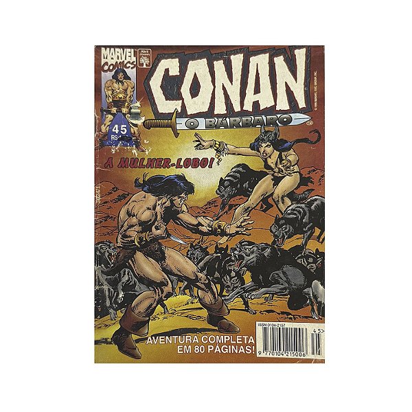 Conan O Bárbaro: A Mulher-Lobo - Nº 45