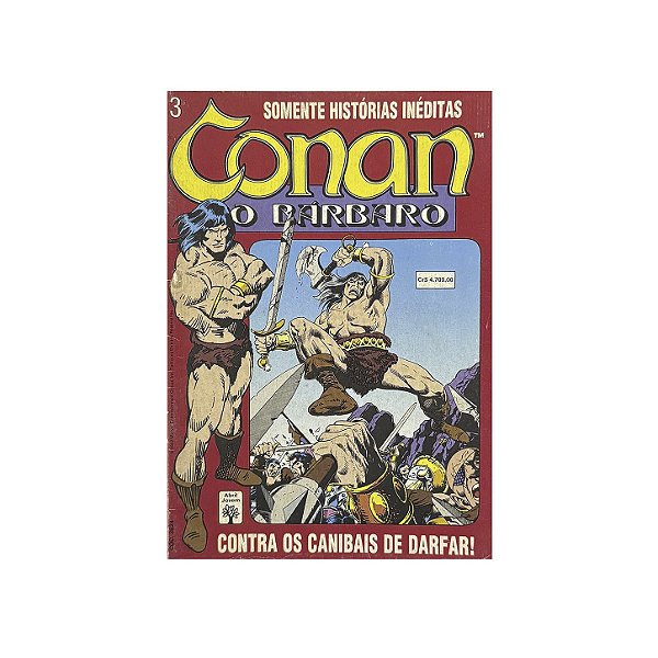 Conan O Bárbaro: Contra Os Canibais De Darfar - Nº 3