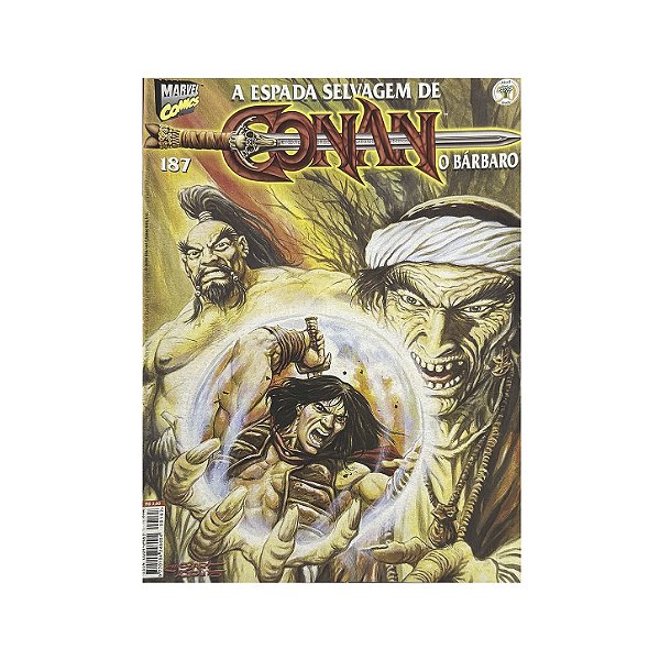 A Espada Selvagem De Conan O Bárbaro - Nº 187