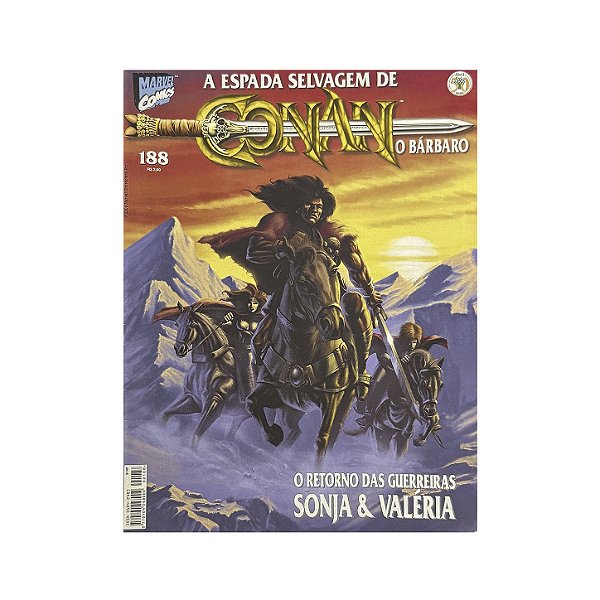Conan O Bárbaro: O Retorno Das Guerreiras Sonja E Valéria - Nº 188