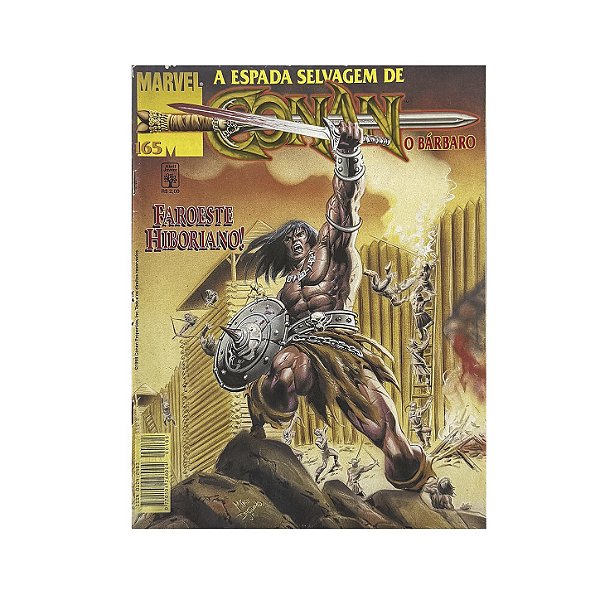 A Espada Selvagem De Conan O Bárbaro - Nº 165