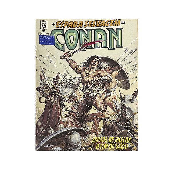 A Espada Selvagem De Conan O Bárbaro - Nº 36