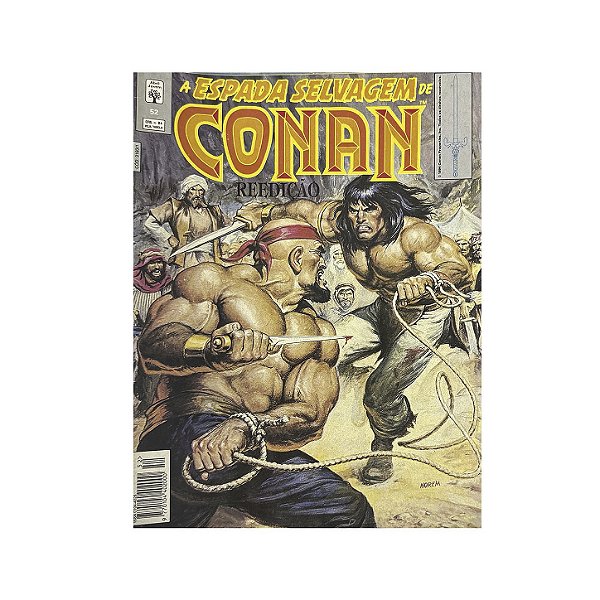 A Espada Selvagem De Conan O Bárbaro - Nº 52
