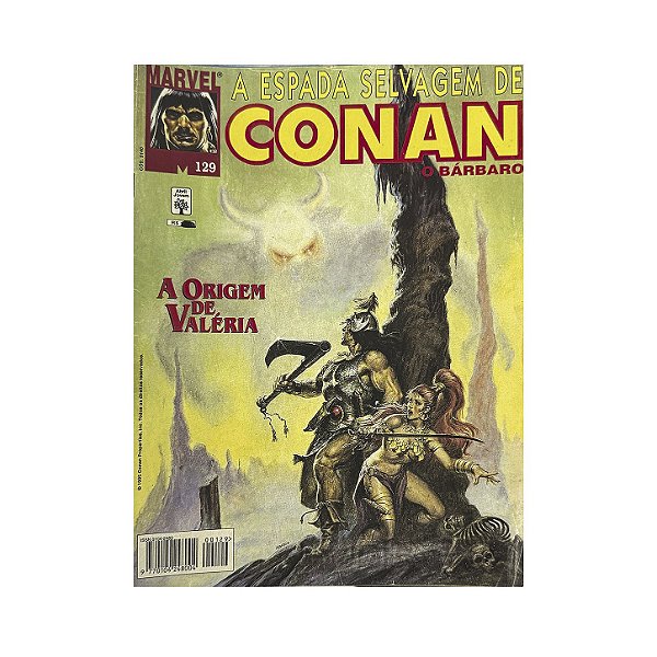 A Espada Selvagem De Conan O Bárbaro - Nº 129