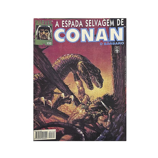 A Espada Selvagem De Conan O Bárbaro - Nº 132