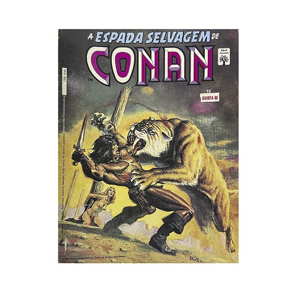 A Espada Selvagem De Conan O Bárbaro - Nº 15