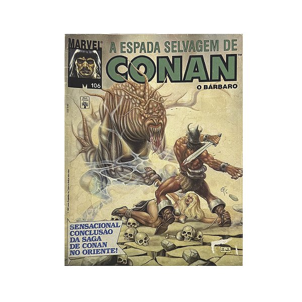 A Espada Selvagem De Conan O Bárbaro - Nº 106