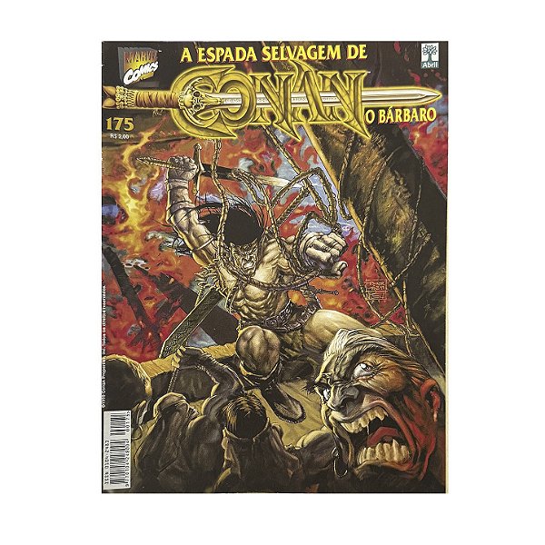 A Espada Selvagem De Conan O Bárbaro - Nº 175