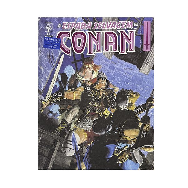 A Espada Selvagem De Conan O Bárbaro - Nº 61