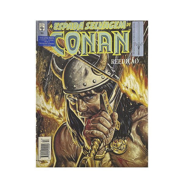 A Espada Selvagem De Conan O Bárbaro - Nº 53