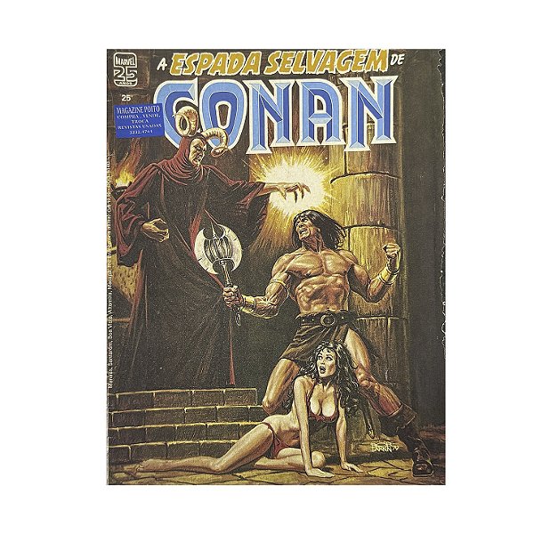 A Espada Selvagem De Conan O Bárbaro - Nº 25