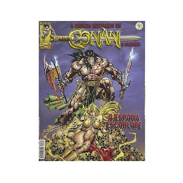 A Espada Selvagem De Conan O Bárbaro - Nº 193