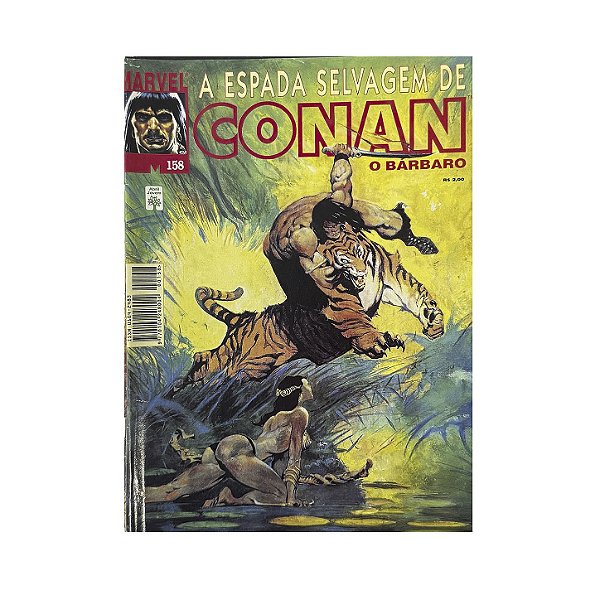 A Espada Selvagem De Conan O Bárbaro - Nº 158