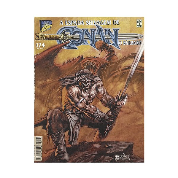 A Espada Selvagem De Conan O Bárbaro - Nº 174