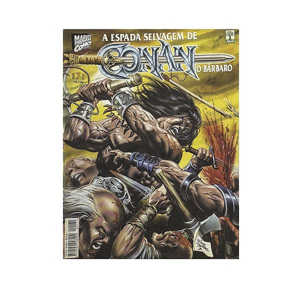 A Espada Selvagem De Conan O Bárbaro - Nº 171
