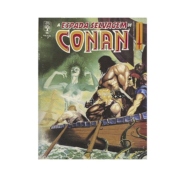 A Espada Selvagem De Conan O Bárbaro - Nº 66