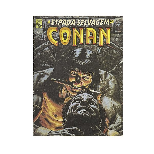 A Espada Selvagem De Conan O Bárbaro - Nº 4