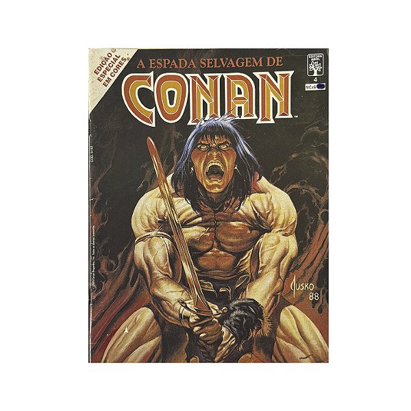 A Espada Selvagem De Conan O Bárbaro - Nº 4