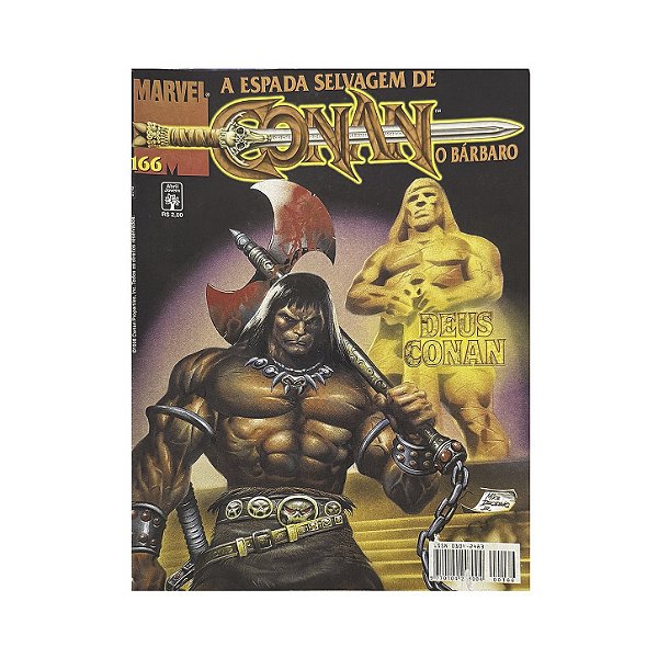 A Espada Selvagem De Conan O Bárbaro - Nº 166