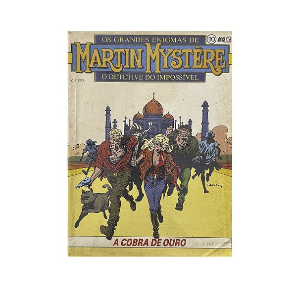 Os Grandes Enigmas De Martin Mystère: A Cobra De Ouro - Nº 10
