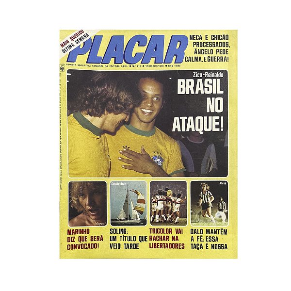 Revista Placar - Nº 412