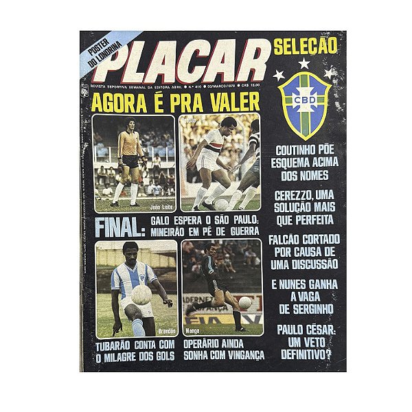 Revista Placar - Nº 410