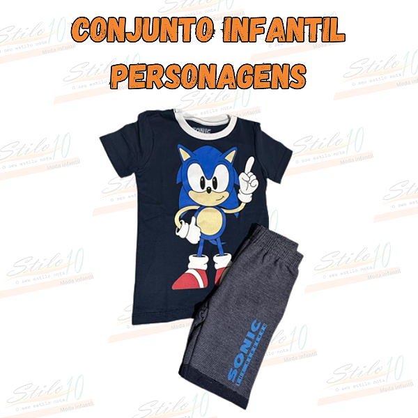 Conjunto Infantil Personagem