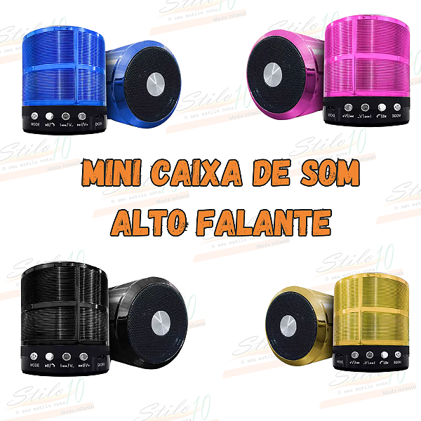 Mini Caixa de som alto falante