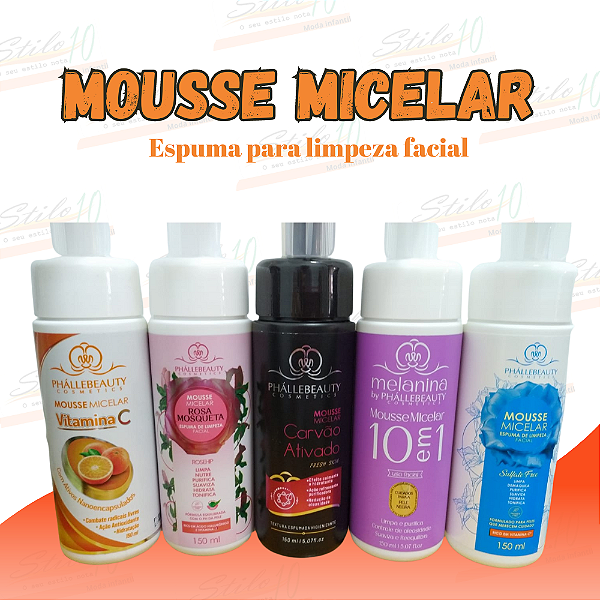 Mousse Micelar - Para limpeza Facial