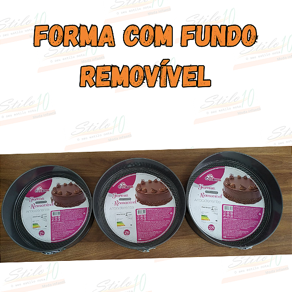 Forma com Fundo Removível