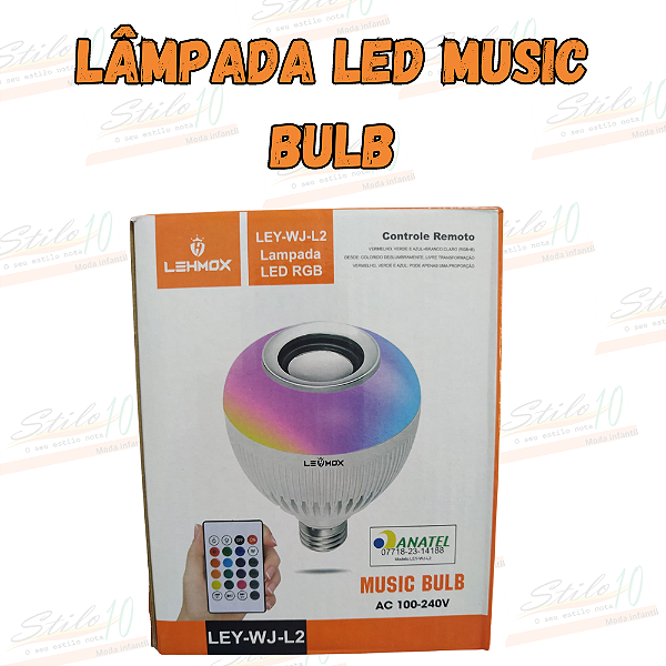 Lâmpada Led Music Bulb