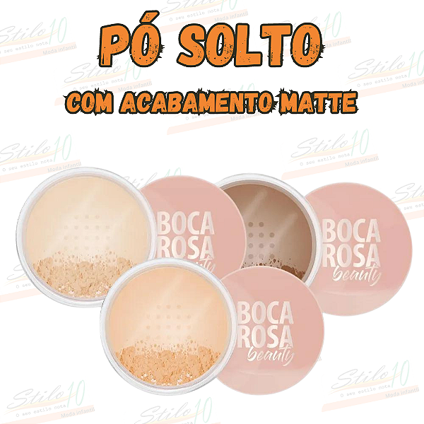 Pó Solto com acabamento matte