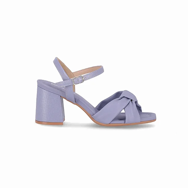 Sandália Piccadilly Flávia Salto Alto Azul Quartzo 626037