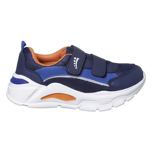 Tênis Infantil Meninos Ortopasso Wave Marinho 82524